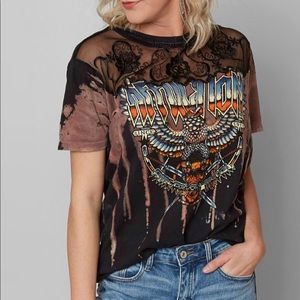 ISO NFS affliction your storm lace neckline tee